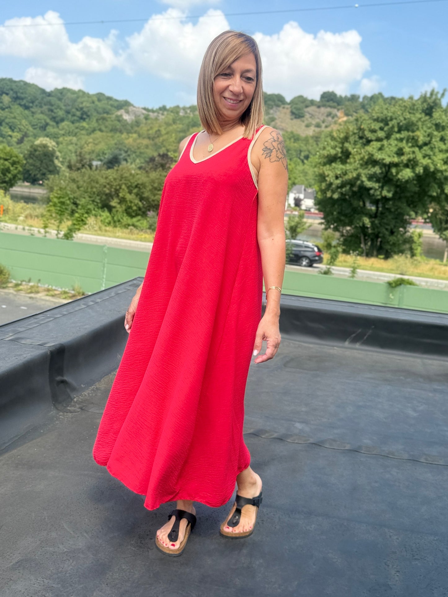 Robe Maël rouge