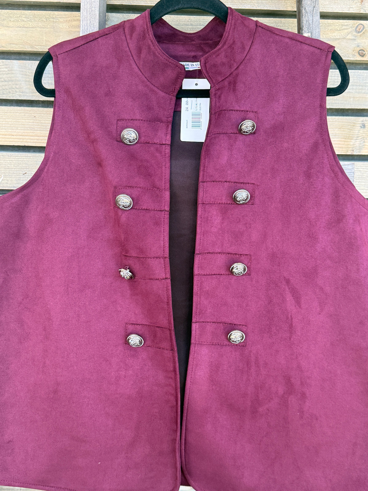 Gilet Electra aubergine