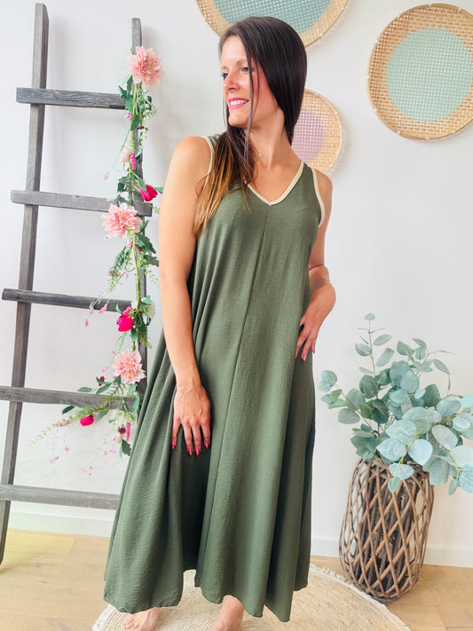 Robe Maël kaki