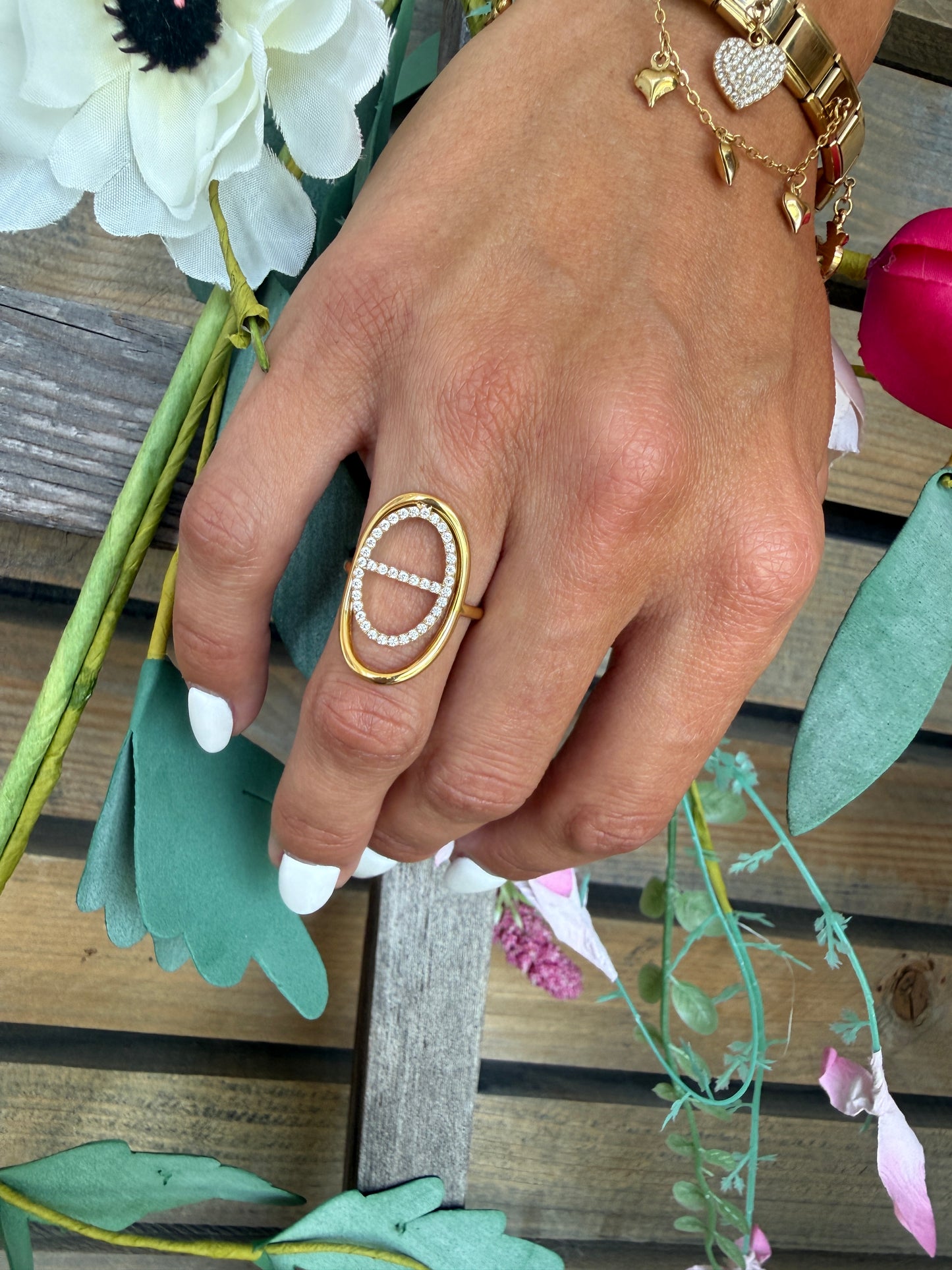 Bague Roma doré