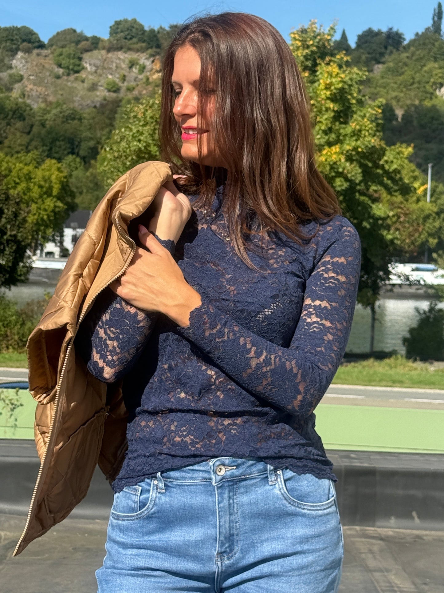 Sous-pull Adèle bleu marine