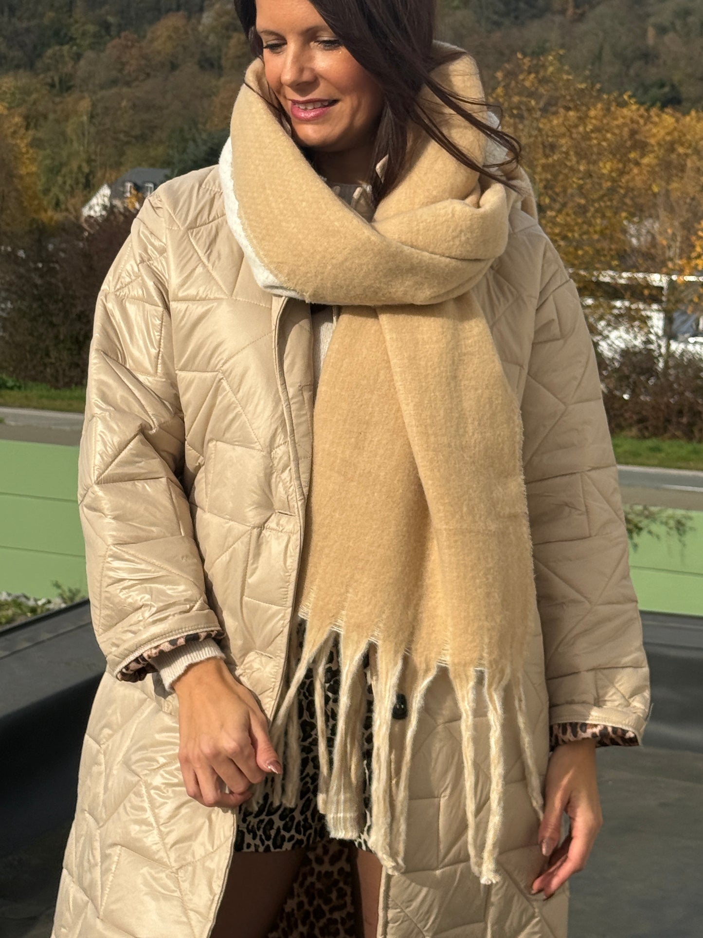 Echarpe Brook beige/camel