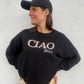 Sweat Ciao Bella noir