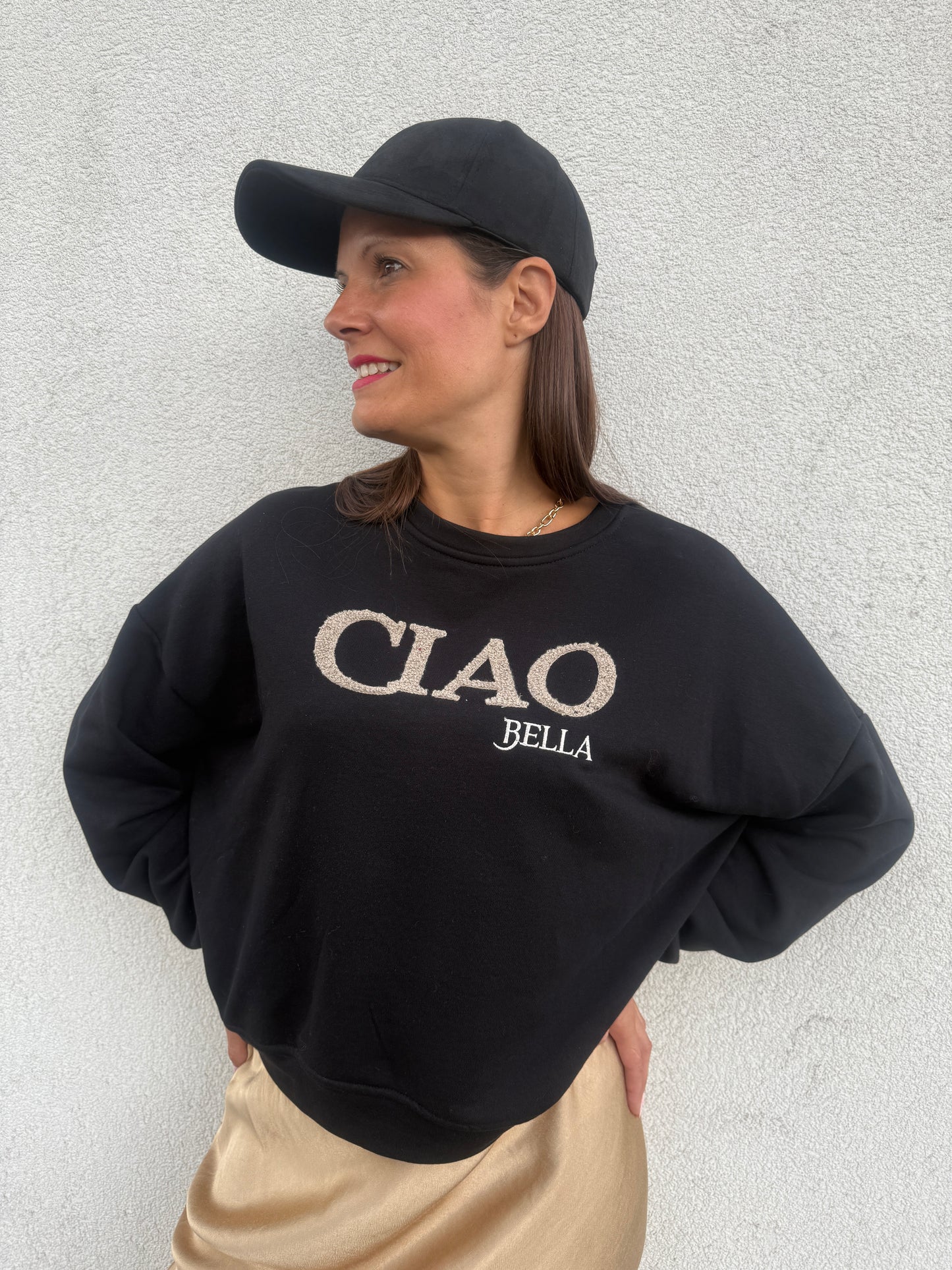 Sweat Ciao Bella noir