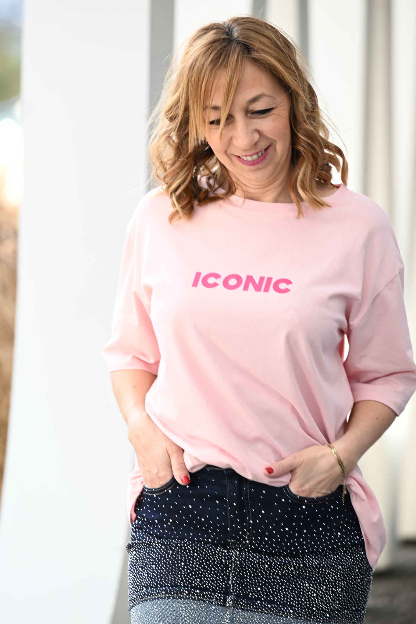 T-shirt Iconic rose