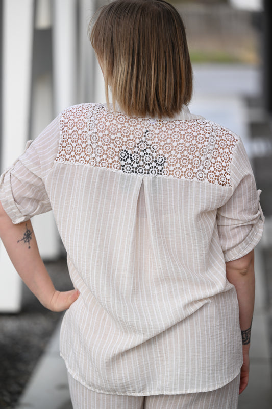 Chemisier Anémone beige