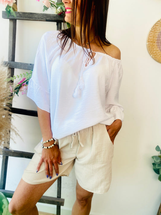 Short Louise beige
