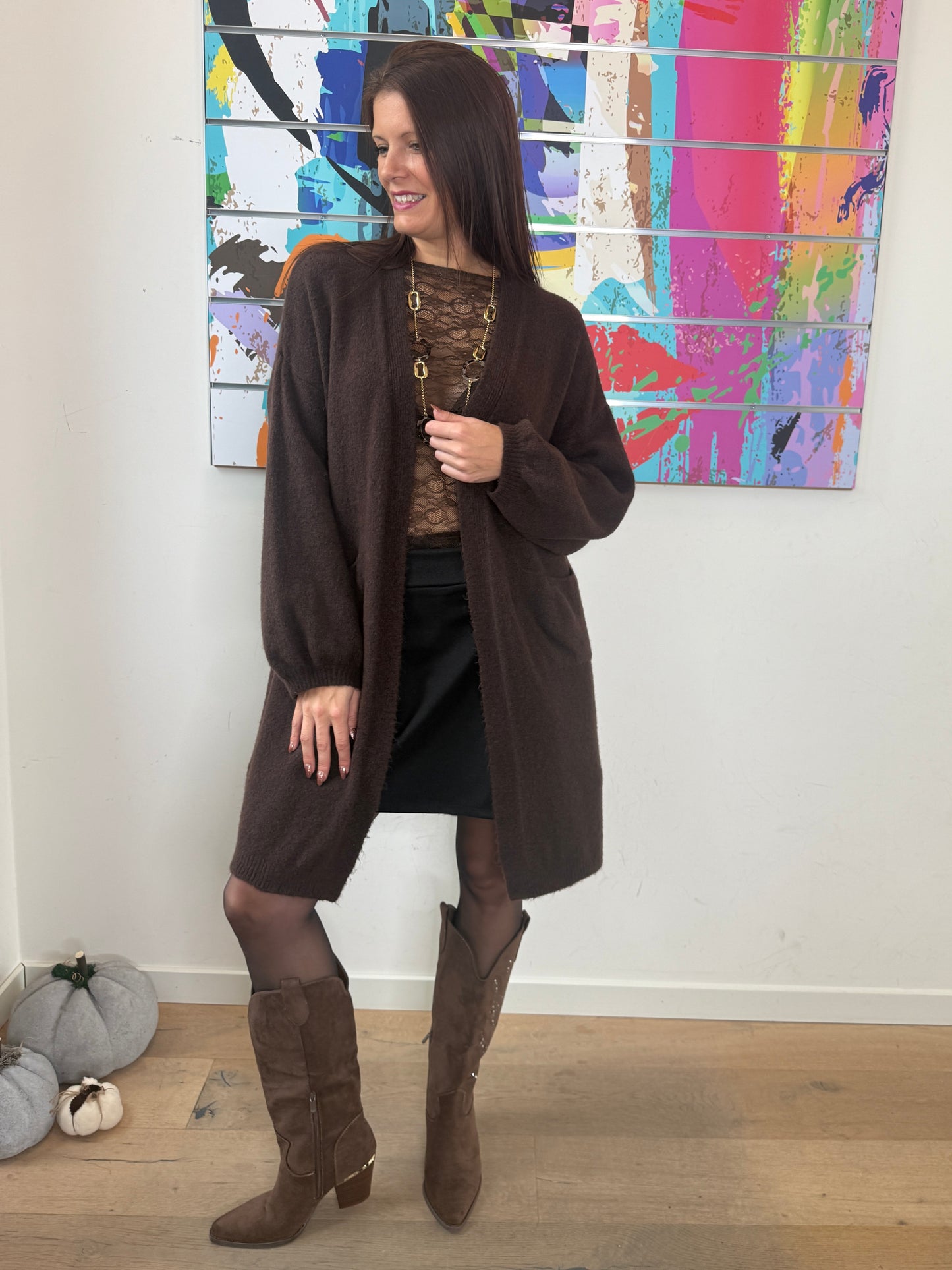 Gilet Louis chocolat