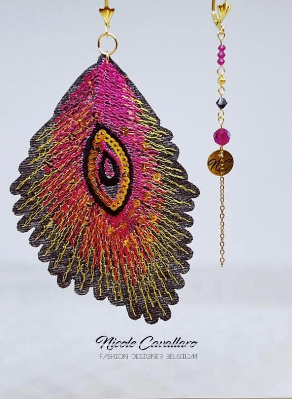 Boucle oreille Nicole Cavallaro n°65