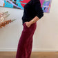 Pantalon Isaac bordeaux