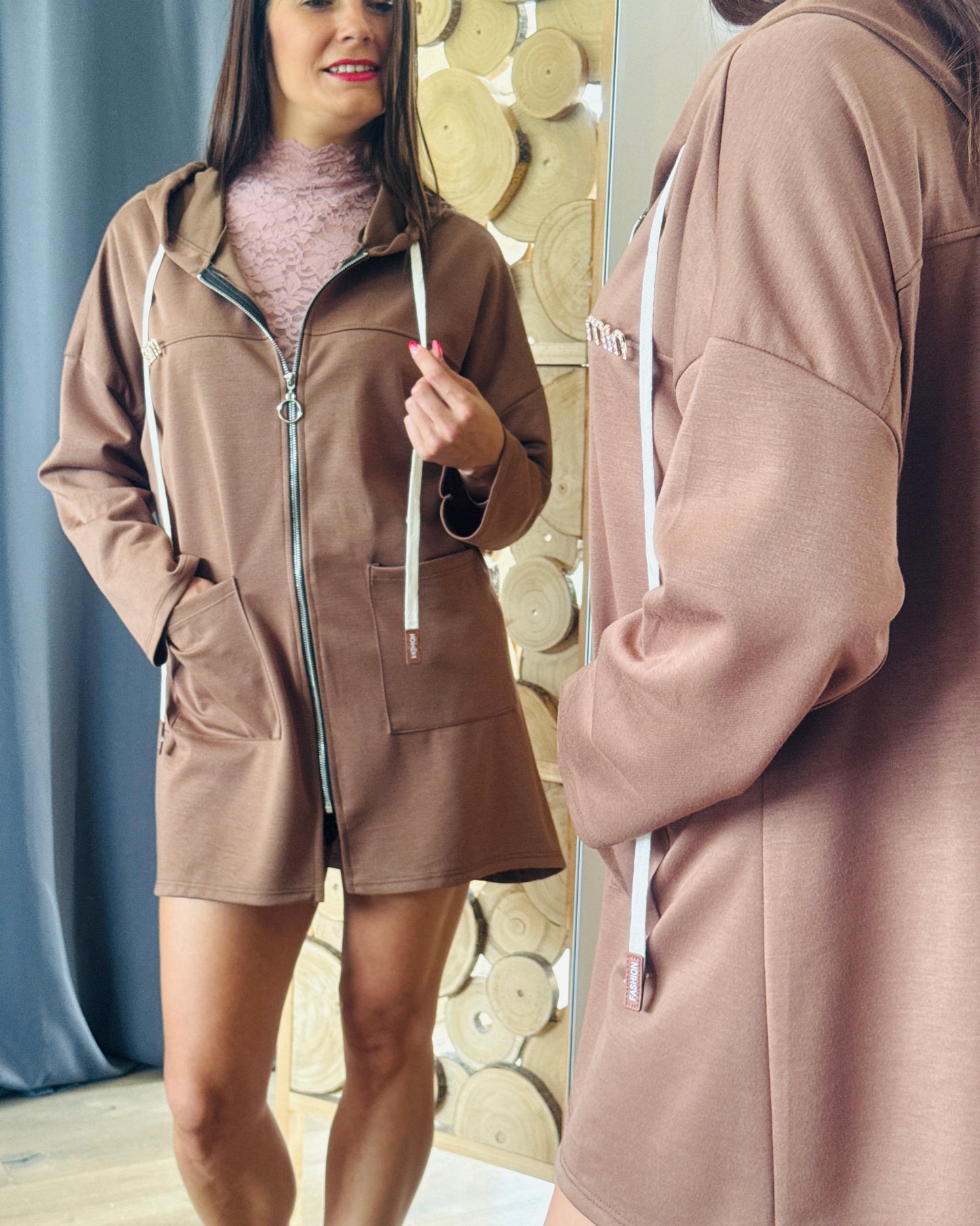 Gilet Mirella marron