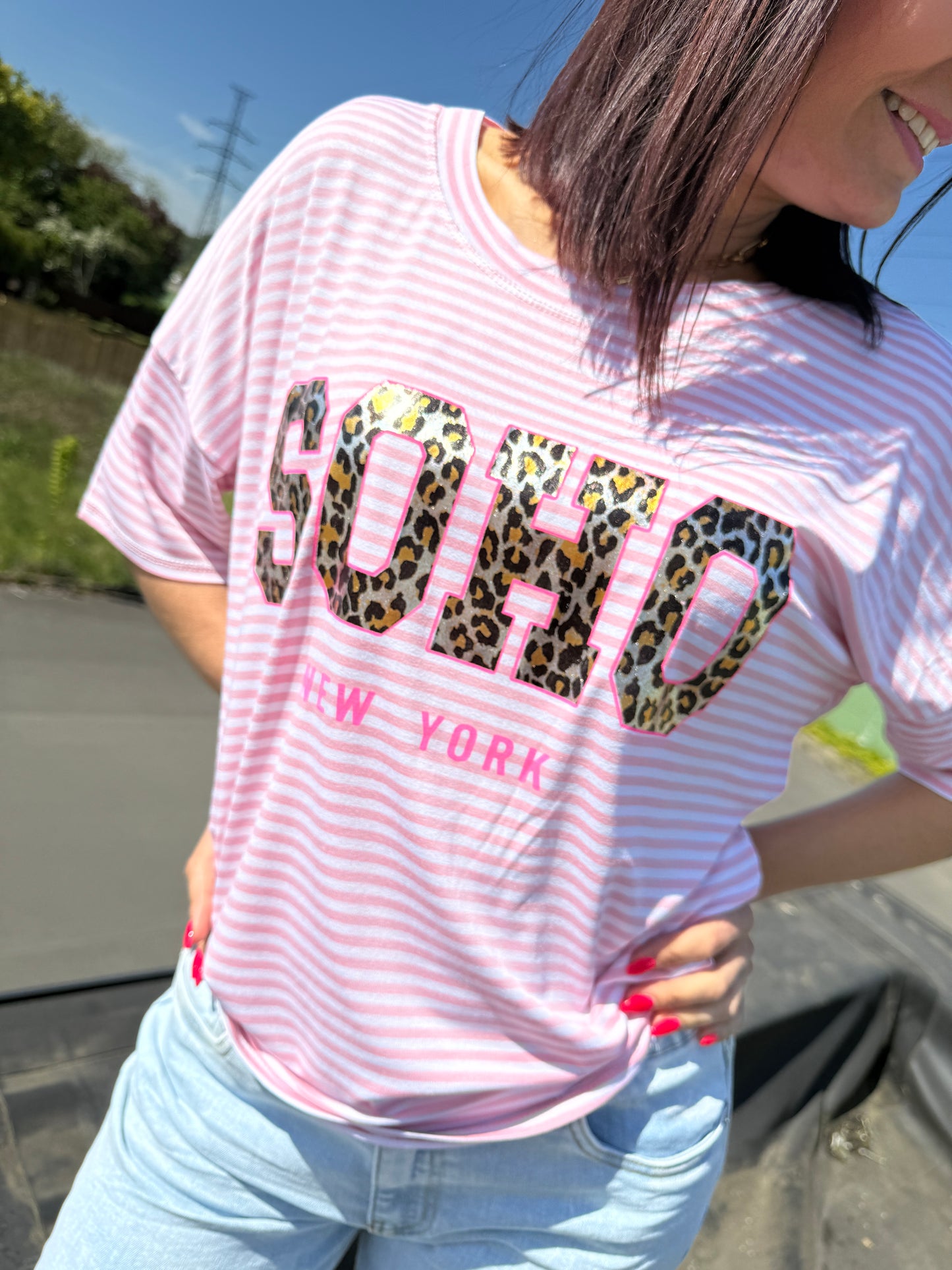 T-shirt madie rose