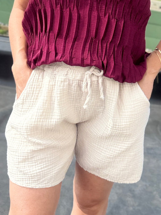 Short Louise beige