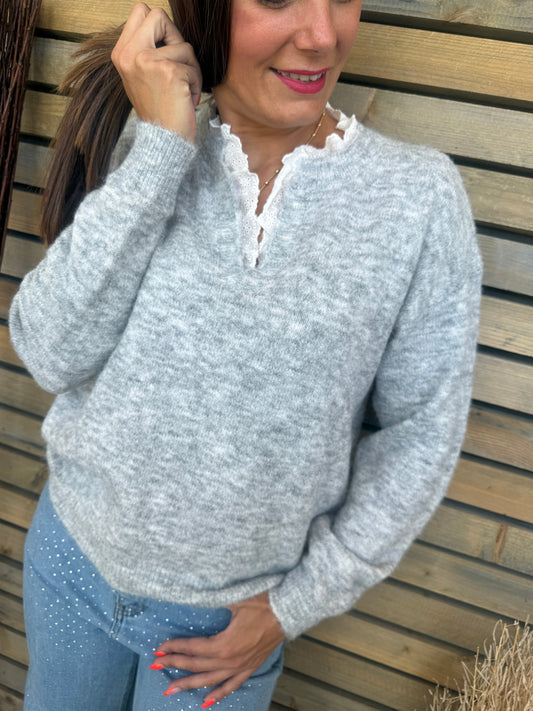 Pull Livia gris