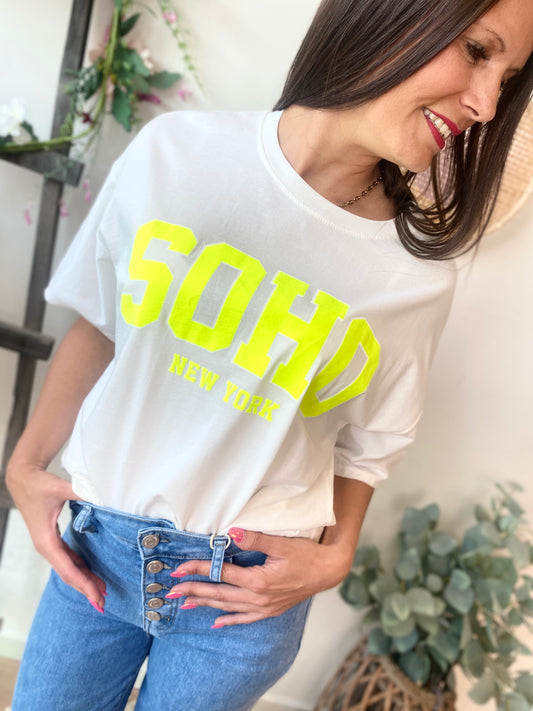 T-shirt LOGAN jaune