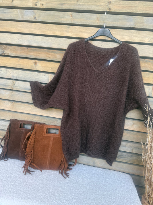 Pull Aya chocolat