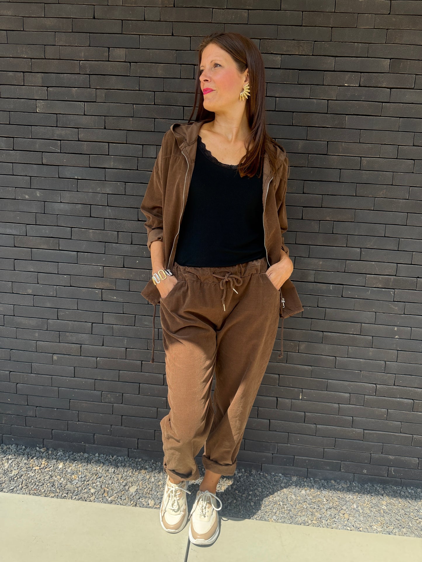 Pantalon Marie chocolat