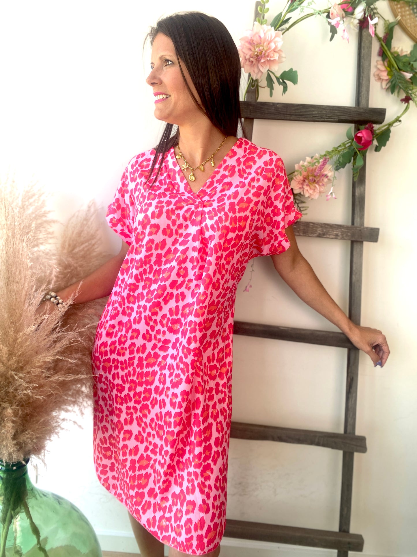 Robe Albane fuchsia