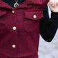 Veste Maylis bordeaux