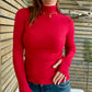 Sous pull Mélodie rouge