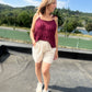 Top Alice Aubergine