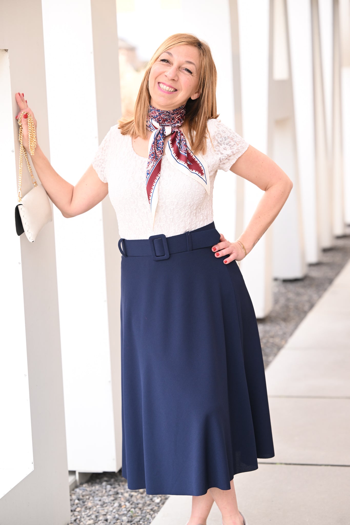 Jupe Even bleu marine