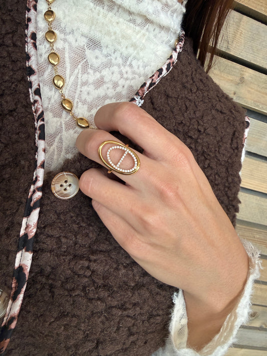 Bague Roma doré
