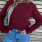 Pull Ilario bordeaux