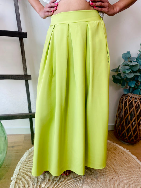 Jupe Iris vert pomme