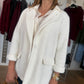 Blazer gilet Calie blanc cassé