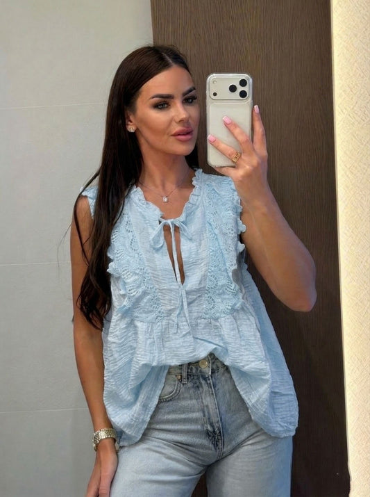 Blouse Lazare bleu