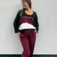 Pantalon Yolène Bordeaux