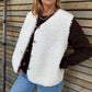 Gilet Shirley écru