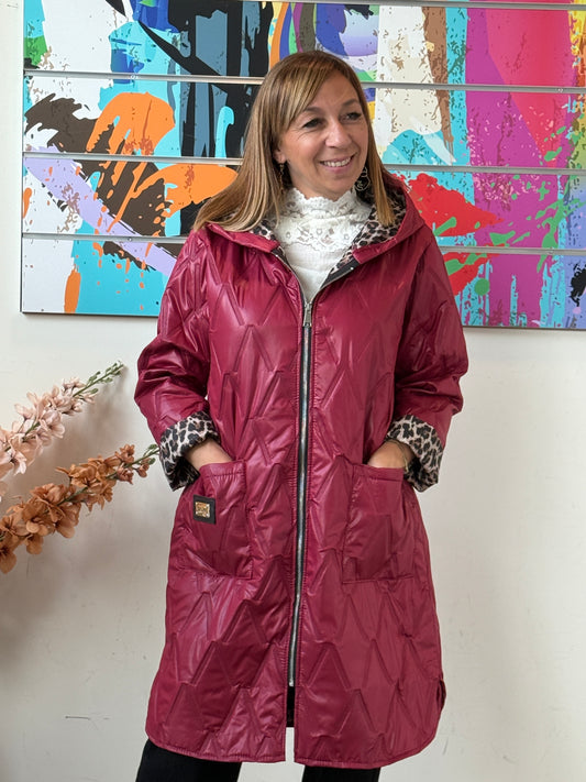 Veste Esmée bordeaux