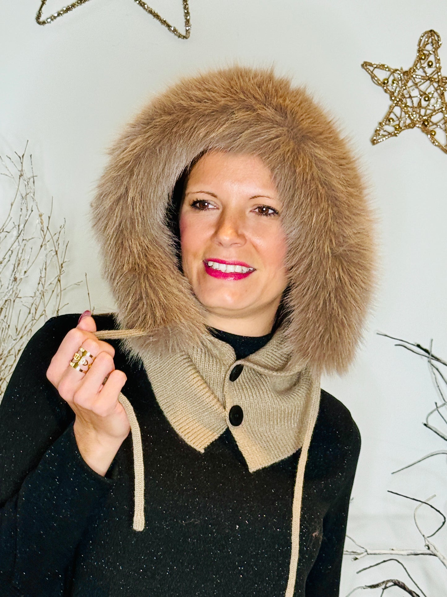 Capuche Milady taupe