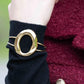 Bracelet manchette Aléna doré