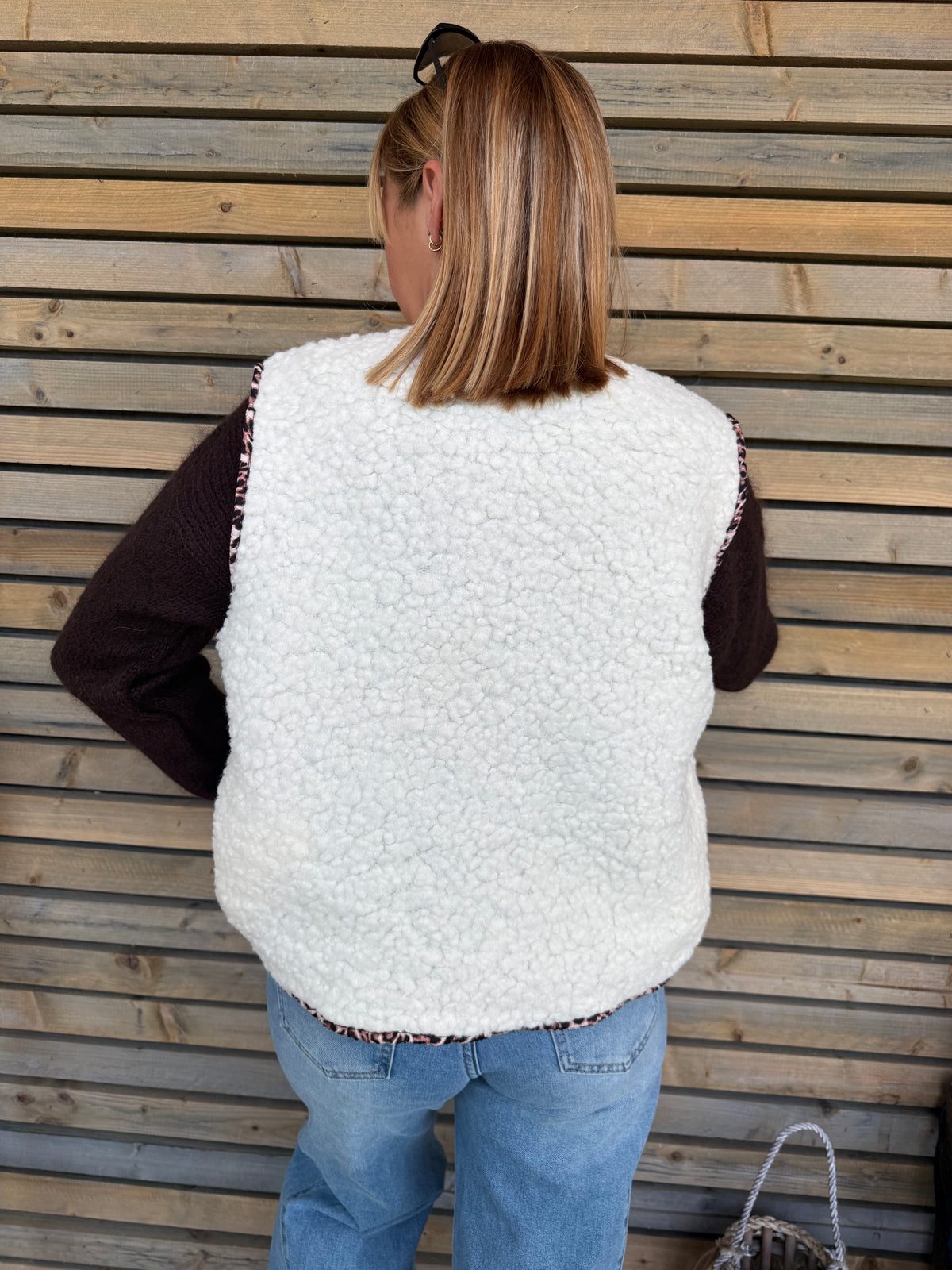 Gilet Shirley écru