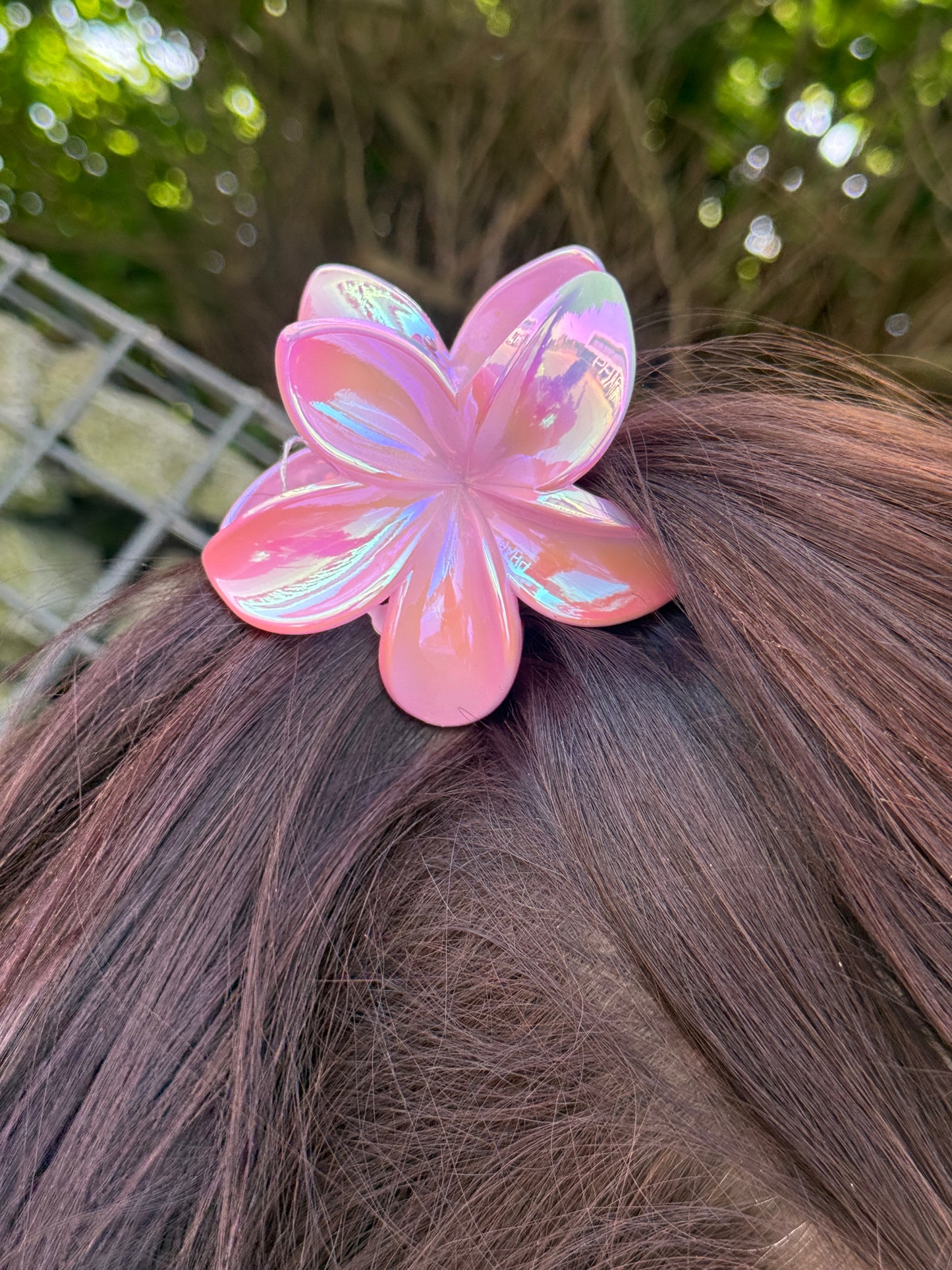Pince fleur rose