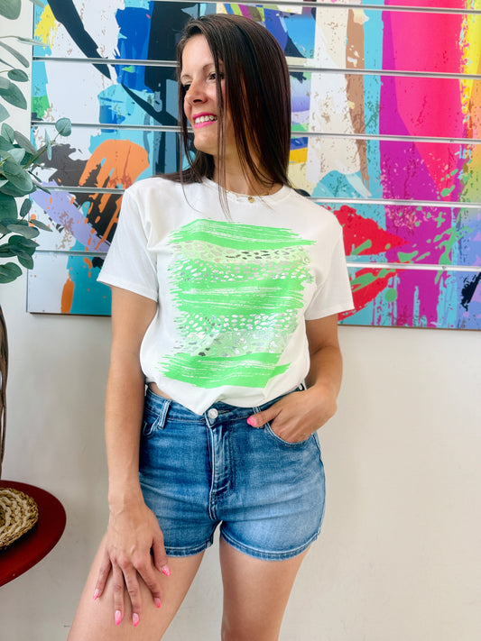 T-shirt Mandy vert