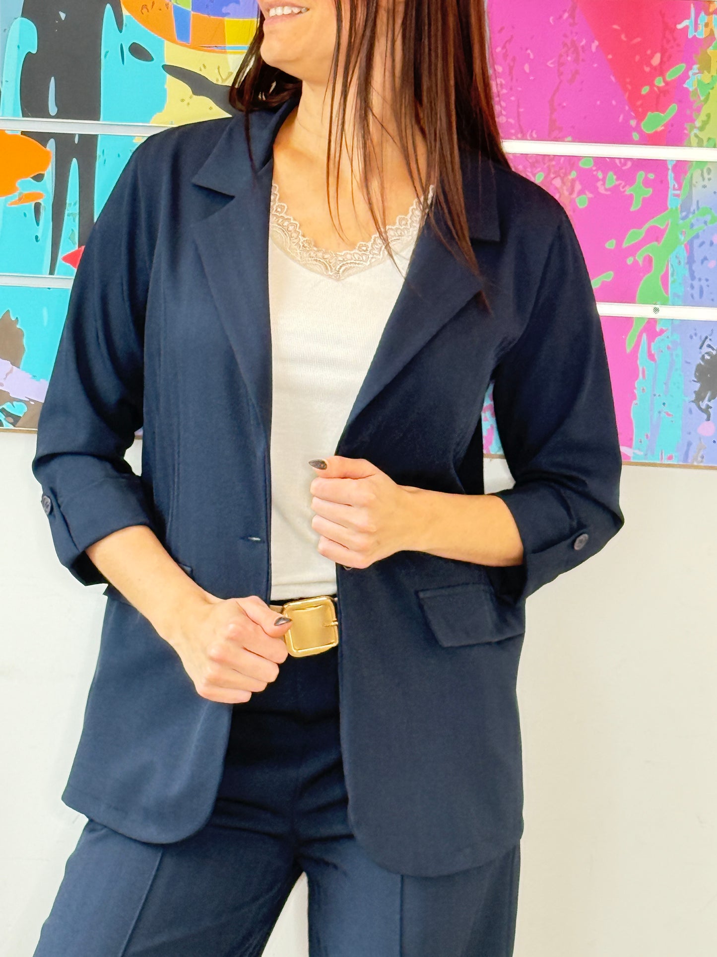 Blazer Kalia bleu marine