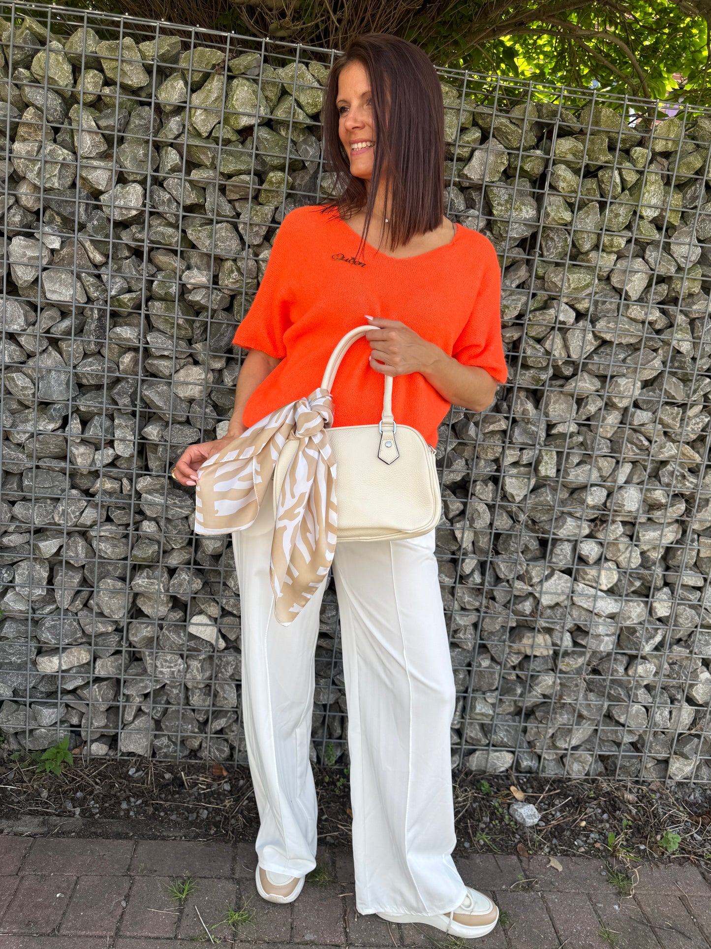 Foulard Zébra beige