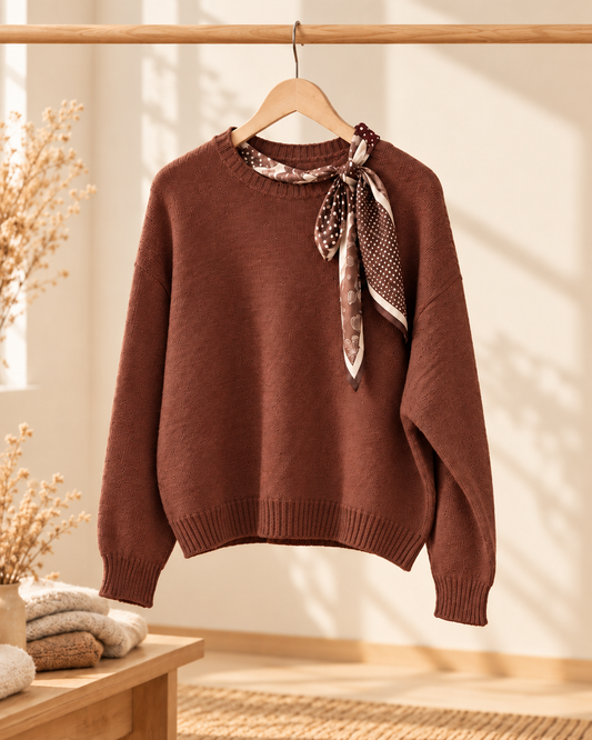 Pull Ninon chocolat