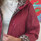 Veste Esmée bordeaux