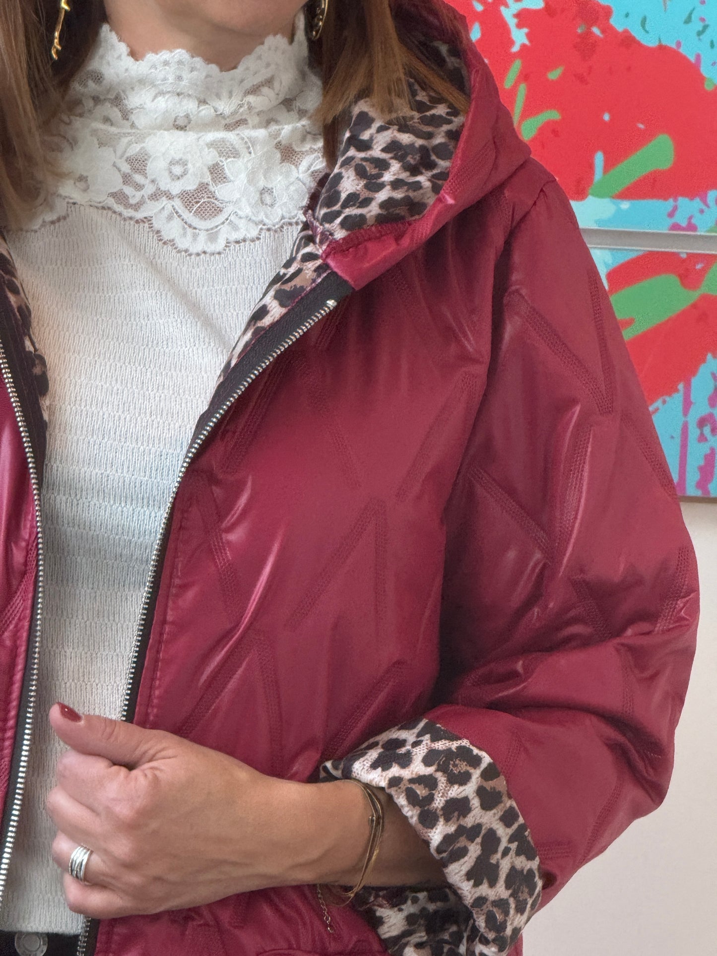 Veste Esmée bordeaux