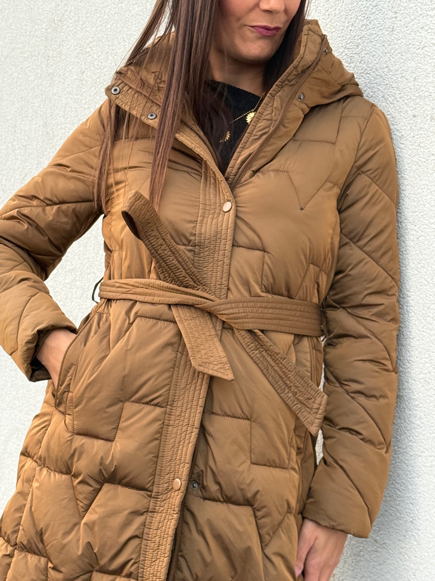 Doudoune Amandine camel