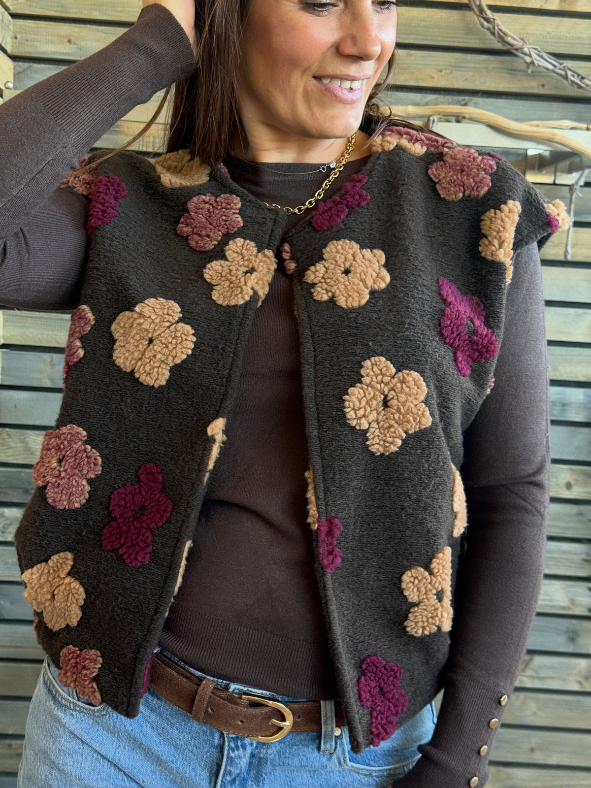Gilet Calie chocolat