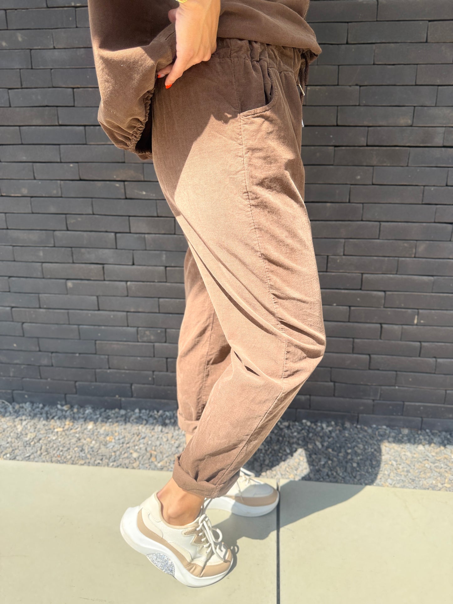 Pantalon Marie chocolat