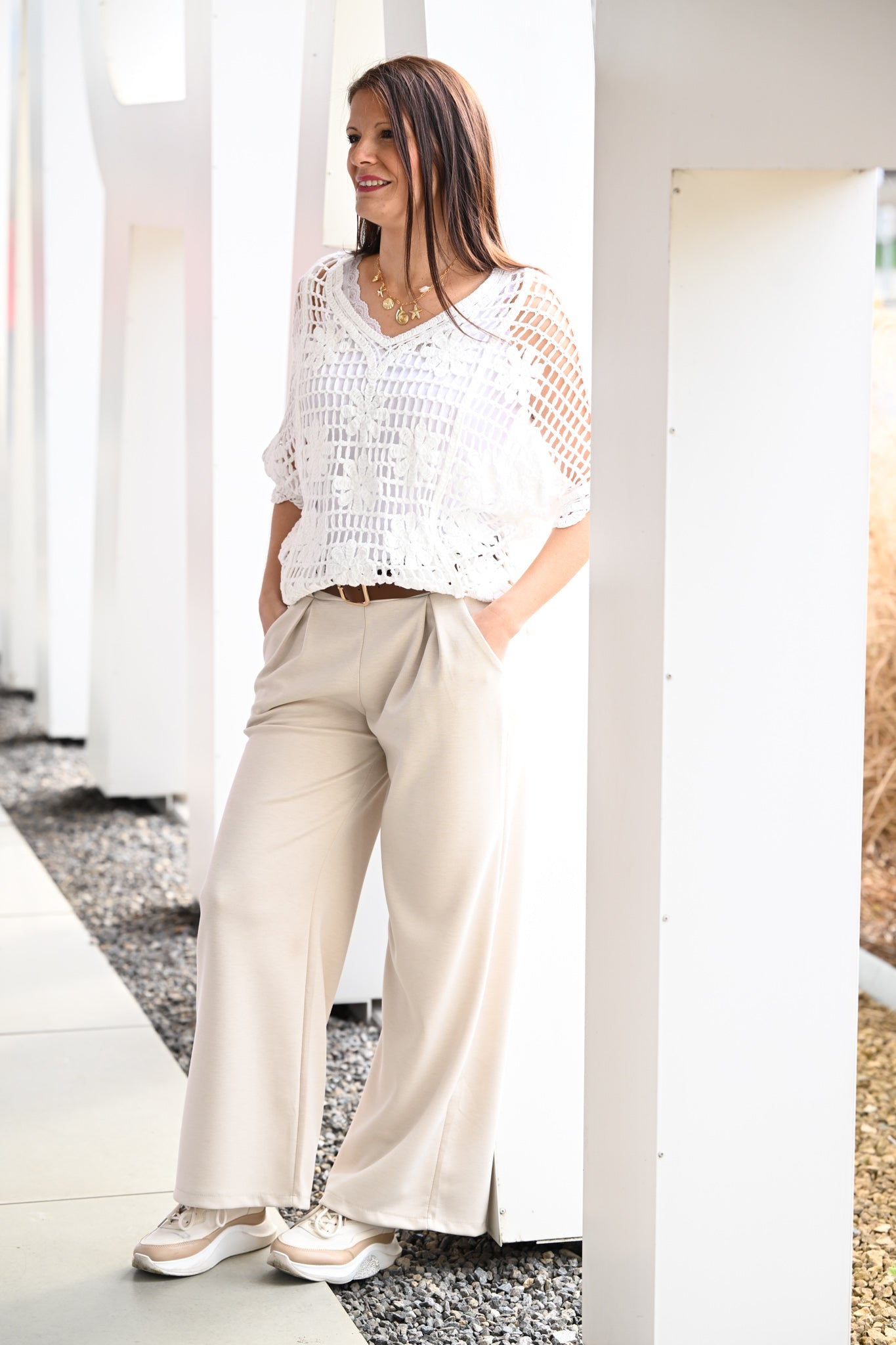 Pull Oria blanc