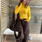 Sous pull Melodie moutarde
