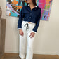 Pantalon BASILE BLANC